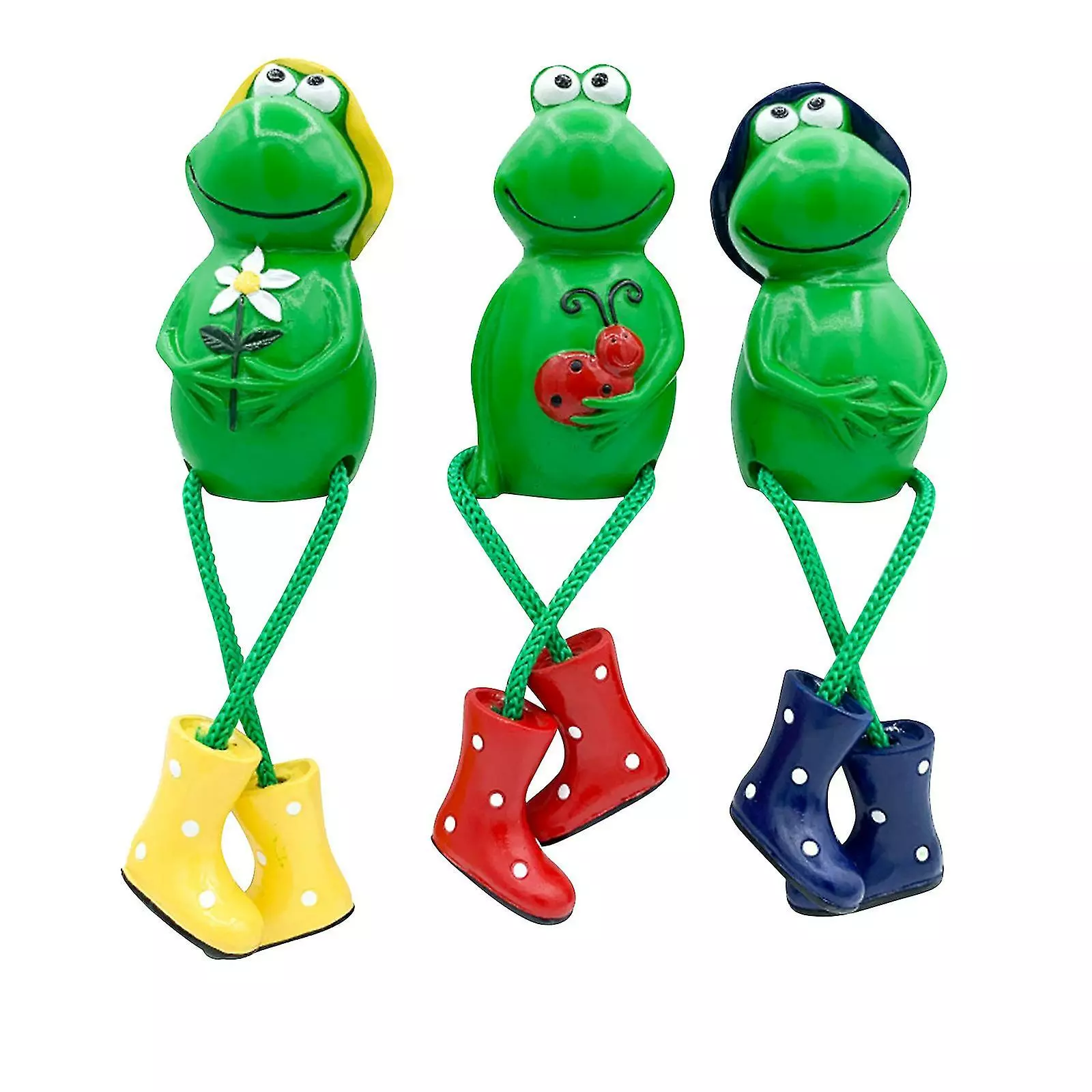 Unbranded Resin Hanging Animal Ornaments Three Lovely Garden Decorations Seated 3 Unbranded Resin Hanging Animal Ornaments Three Lovely Garden Decorations Seated