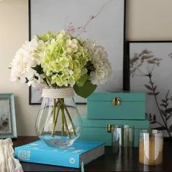 Unbranded Artificial Hydrangea Silk Flower Floral Fake Bouquet Home Wedding Garden Decor -Piha myymälä 368277985 max