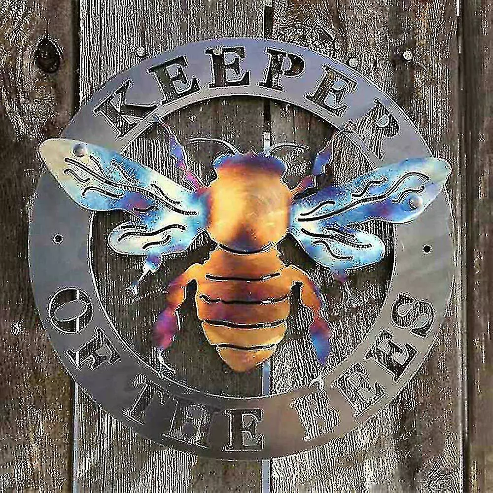 Fsu Keeper Of The Bees Metal Rusty Bee Art Outdoor Farmhouse Craft Garden Dcor 3 Fsu Keeper Of The Bees Metal Rusty Bee Art Outdoor Farmhouse Craft Garden Dcor