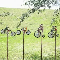 Fsu Vintage Polkupyörä Metalli Tuuli Spinner Seisoo Pole Garden Piha Nurmikko Koristelu 10 Fsu Vintage Polkupyörä Metalli Tuuli Spinner Seisoo Pole Garden Piha Nurmikko Koristelu -Piha myymälä 374679258 max