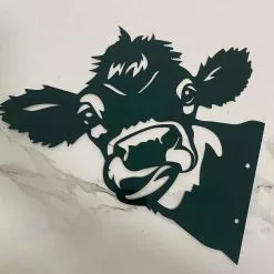 Fsu Art Hanging Metal Peeping Cattle Ornaments Outdoor Garden Adornment Decoration -Piha myymälä 374679422 max