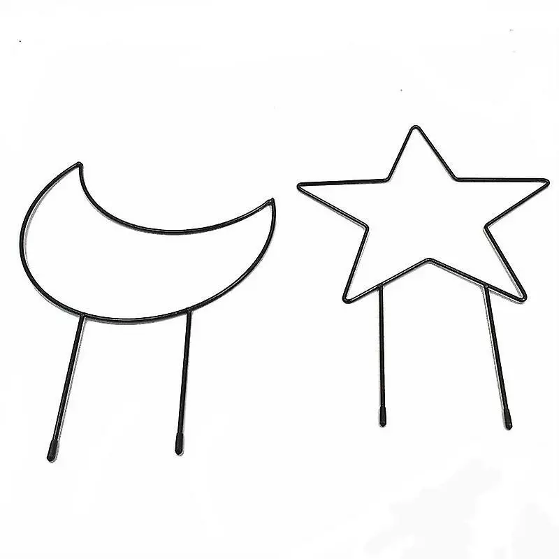 Fsu Garden Plant Support Stake Metal Moon/stars Plants Pot Trellis Decorative Cane Vines 6 Fsu Garden Plant Support Stake Metal Moon/stars Plants Pot Trellis Decorative Cane Vines - Image 4
