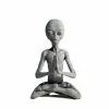 Unbranded Meditating Alien Resin Ornament Decor Garden Figurines -Piha myymälä 393878299 max