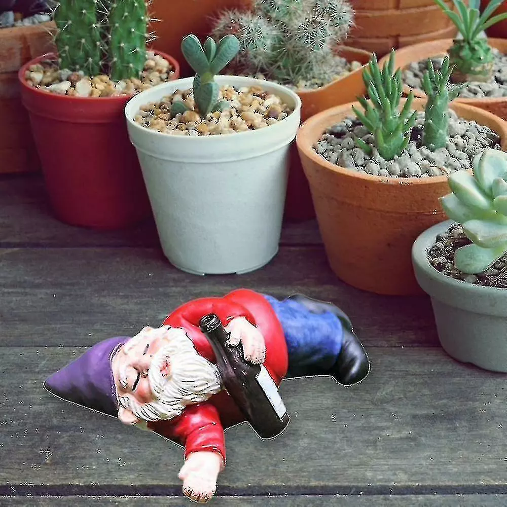 Unbranded 4 Piece Fairy Garden Miniature Ornament Set, Drunk Gnomes, Dwarf Bonfire Planter Figurines, 7 Unbranded 4 Piece Fairy Garden Miniature Ornament Set, Drunk Gnomes, Dwarf Bonfire Planter Figurines, - Image 5