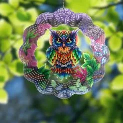 Unbranded 3d Metal Outdoor Garden Decor Wind Spinner (mystical Owl) Garden Crafts Decoration Home Pendant 5 Unbranded 3d Metal Outdoor Garden Decor Wind Spinner (mystical Owl) Garden Crafts Decoration Home Pendant -Piha myymälä 393879226 max