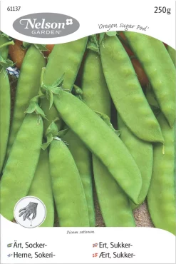 Nelson Garden Siemen Herne, Sokeri-, Oregon Sugar Pod 250 G