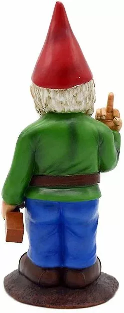 Unbranded 15 Cm Middle Finger Garden Gnome, Funny Garden Lawn Ornaments Bdliv -Piha myymälä 403836273 max