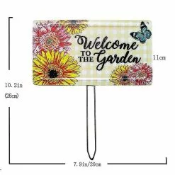 Unbranded Sajy Metal Butterfly Garden Stake Gardening Welcome Ornaments Decoration For Yard Outdoor -Piha myymälä 416924490 max