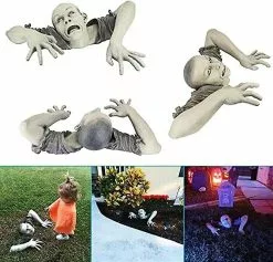 Unbranded Zombie Garden Statue For Halloween - Graveyard Decoration - Halloween Decoration For Patio, Lawn, Yard, Holiday Gift A -Piha myymälä 424372609 max