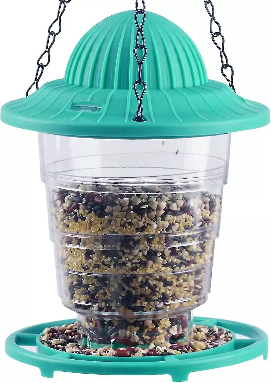Unbranded 2023-wild , Hanging Bird Feeder For Outside, Collapsible Premium Plastic Small Bird Feeder , Garden Decoration Yard 4 Unbranded 2023-wild , Hanging Bird Feeder For Outside, Collapsible Premium Plastic Small Bird Feeder , Garden Decoration Yard - Image 2