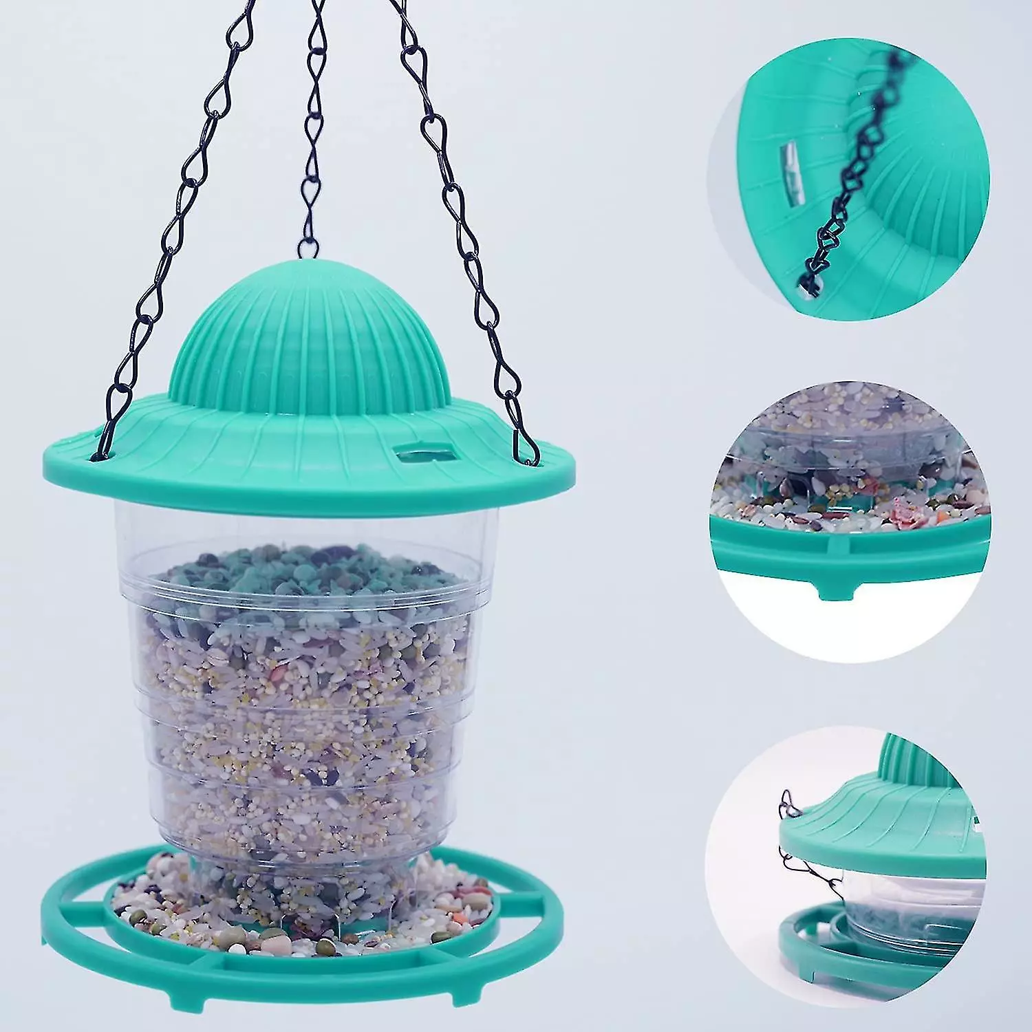 Unbranded 2023-wild , Hanging Bird Feeder For Outside, Collapsible Premium Plastic Small Bird Feeder , Garden Decoration Yard 6 Unbranded 2023-wild , Hanging Bird Feeder For Outside, Collapsible Premium Plastic Small Bird Feeder , Garden Decoration Yard - Image 4