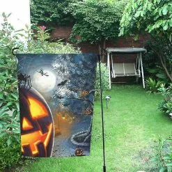 Unbranded 2023- Tree Pumpkin Garden Flag Outdoor Flag Decoration 30x45 Cm