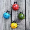 Unbranded Metal Ladybug Wall Art, 4 Pieces Metal Animal Outdoor Wall Decor, 3d Insect Wall Sculpture, Garden -Piha myymälä 439520336 max