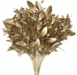 Unbranded 4 Pack Artificial Plants For Decor, Plastic Grass Fake Shrubs Simulation Leaves Indoor Outdoor Home Garden Planter Filler Party Hotel Verandah Wedding