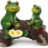 Unbranded Garden Frog Statue Made Of Resin, Garden Statue For Courtyard Lawn Courtyard Garden -Piha myymälä 442799406 max
