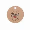 Unbranded 100 Piece Handmade Thank You Tags Round Merry Christmas Kraft Labels Garden -Piha myymälä 442800683 max