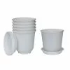 Unbranded 6pcs Garden Plastic Flower Plant Pots Set Indoor For House Foliage 1 Unbranded 6pcs Garden Plastic Flower Plant Pots Set Indoor For House Foliage -Piha myymälä 442804338 max