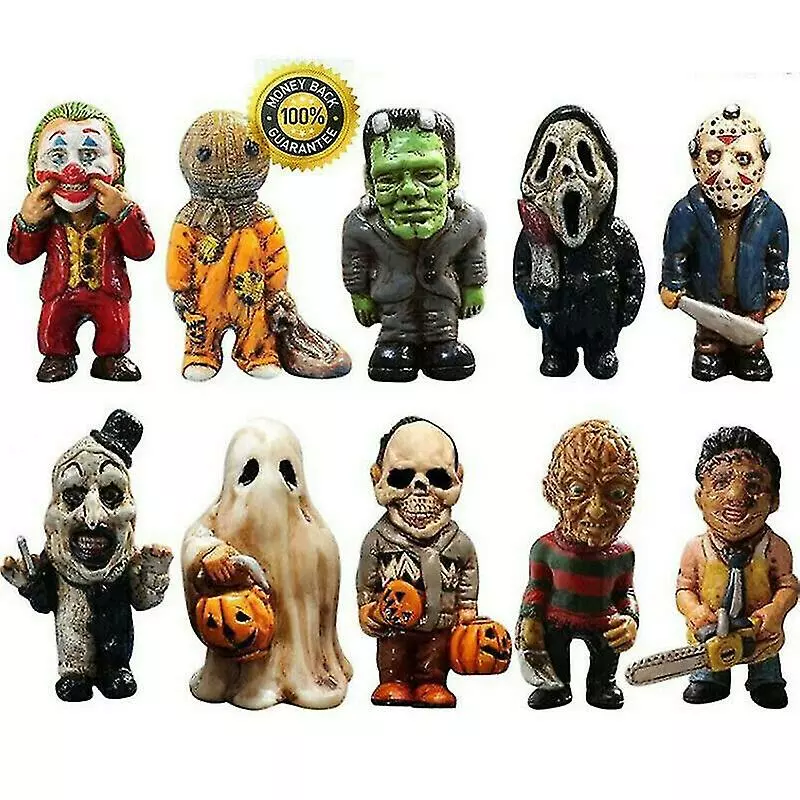 Unbranded Halloween Spooky Killer Horror Garden Gnomes Statue Outdoor Yard Ornament Gifts 3 Unbranded Halloween Spooky Killer Horror Garden Gnomes Statue Outdoor Yard Ornament Gifts