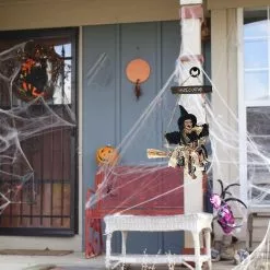 Unbranded Yaju Halloween Witch Hanging Decoration Welcome Door Sign Haunted House Props With Black Hat Garden Decorations (black 1pc) -Piha myymälä 448116149 max