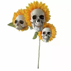 Unbranded Halloween Decorations Sunflower Skull Garden Garden Garden Artificial Flower Decoration