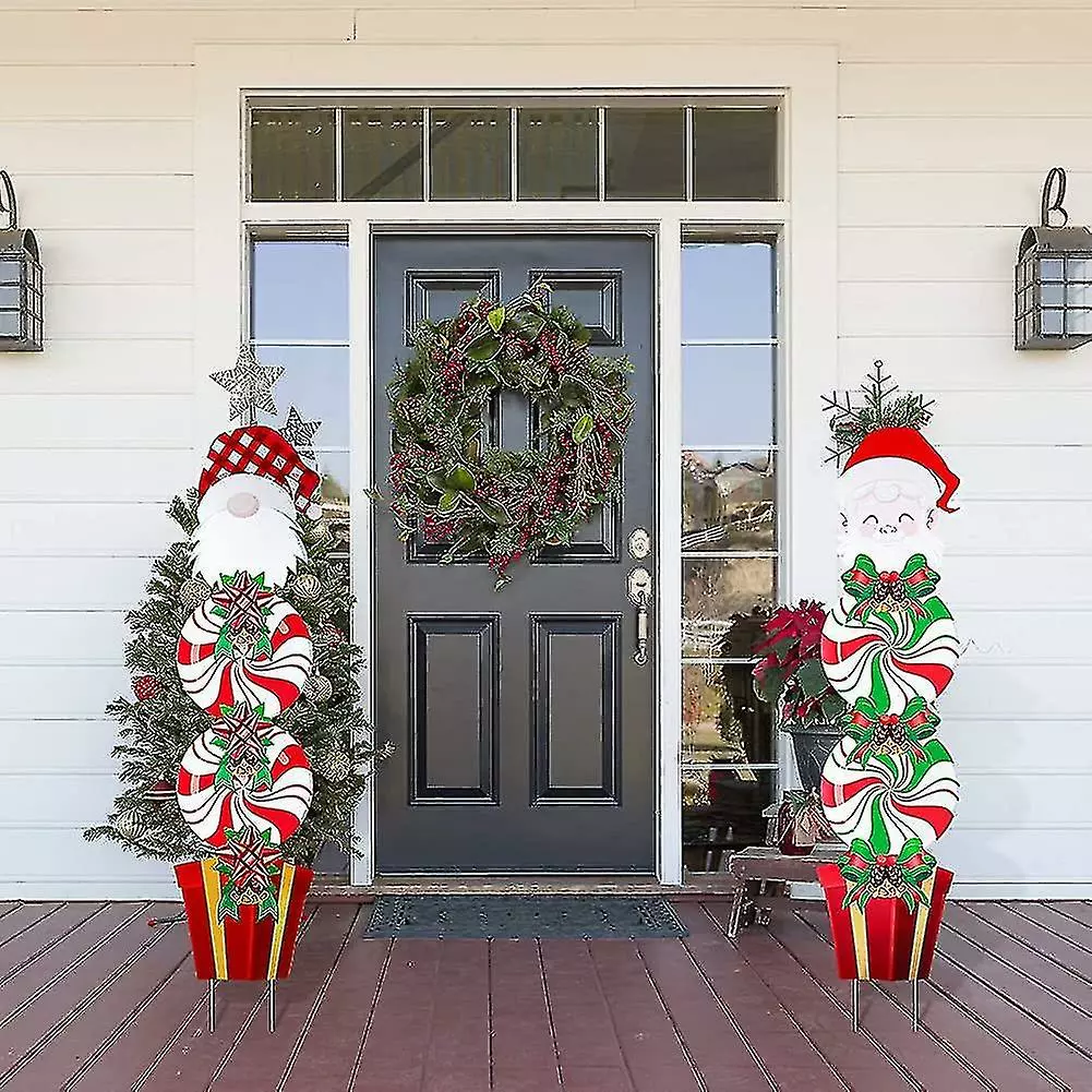 Unbranded Decorations Stakes Christmas Yard Signs Plastic Yard Decor Outdoor Candy Garden A 6 Unbranded Decorations Stakes Christmas Yard Signs Plastic Yard Decor Outdoor Candy Garden A - Image 4