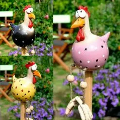Unbranded Ceramic Garden Decoration Chicken Hen Shaped Decorative Funny Lawn Floor Decoration Garden Art Chicken Yard Garden Animal Figurine Chicken Statue Gard -Piha myymälä 450830025 max