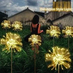 Unbranded 150 Led Solar Firework Lights Outdoor Waterproof Path Lawn Garden Decor Lamp 9 Unbranded 150 Led Solar Firework Lights Outdoor Waterproof Path Lawn Garden Decor Lamp -Piha myymälä 453887998 max