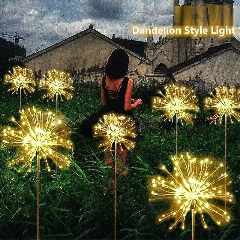 Unbranded 150 Led Solar Firework Lights Outdoor Waterproof Path Lawn Garden Decor Lamp 5 Unbranded 150 Led Solar Firework Lights Outdoor Waterproof Path Lawn Garden Decor Lamp - Image 3