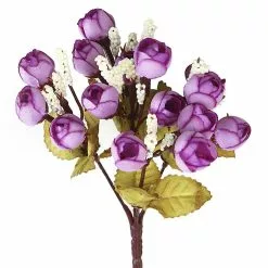 Unbranded 3pcs Artificial Peony Tea Rose Flowers Camellia Silk Flower Flores For Diy Home Garden Wedding Decoration