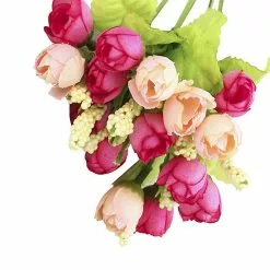 Unbranded 3pcs Artificial Peony Tea Rose Flowers Camellia Silk Flower Flores For Diy Home Garden Wedding Decoration -Piha myymälä 458240872 max