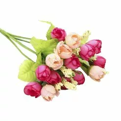 Unbranded 3pcs Artificial Peony Tea Rose Flowers Camellia Silk Flower Flores For Diy Home Garden Wedding Decoration -Piha myymälä 458240953 max