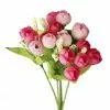 Unbranded 3pcs Artificial Peony Tea Rose Flowers Camellia Silk Flower Flores For Diy Home Garden Wedding Decoration