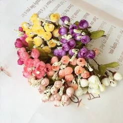 Unbranded 3pcs Artificial Peony Tea Rose Flowers Camellia Silk Flower Flores For Diy Home Garden Wedding Decoration -Piha myymälä 458245050 max