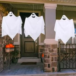 Unbranded Halloween Haning Ghost Party Ornament, Cute Flying Ghosts For Front Yard Terrace Lawn Garden Party Decoration -Piha myymälä 464778228 max