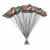 Unbranded 100pcs Colorful Garden Butterflies Stakes Patio Butterfly Ornaments On