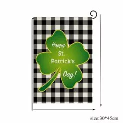 Unbranded St. Patrick's Day Garden Flag Street Road Printing Outdoor Decoration
