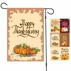 Farfi Pumpkin Letters Print Garden Yard Hanging Flag Banner Halloween Festival Decor -Piha myymälä 488242072 max