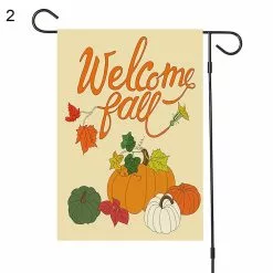 Farfi Pumpkin Letters Print Garden Yard Hanging Flag Banner Halloween Festival Decor -Piha myymälä 488242107 max
