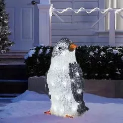 Unbranded 3pc Light-up Penguin Christmas Outdoor Decorations With Led Garden Lights -Piha myymälä 489252499 max