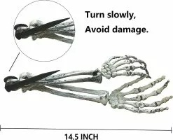 Unbranded Realistic Skeleton Stakes And Crow Halloween Decorations For Lawn Stakes Garden Halloween Skeleton Decoration -Piha myymälä 492046859 max