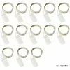 Unbrand 12pcs Led String Lights Lamp Hanging Garden Festivals Christmas Party Wedding Decoration