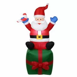 Unbrand Inflatable Santa Claus Outdoors Christmas Decoration Yard Arch Ornament For Garden