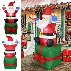 Unbrand Inflatable Santa Claus Outdoors Christmas Decoration Yard Arch Ornament For Garden -Piha myymälä 496249158 max