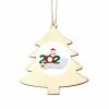 Unbrand 6pcs Garden Christmas Tree Wooden Sign Ornaments Diy Hanging Decorations For Xmas Parties Christmas