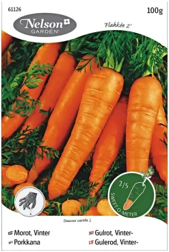 Nelson Garden Siemen Porkkana, Talvi-, Flakkee 2, 100 G