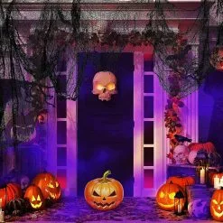 Unbranded Creepy Cloth Black Spooky Giant Cheesecloth Decorations Outdoor Party Supplies For Haunted House Patio Garden Indoor Wall Windows -Piha myymälä 501684564 max