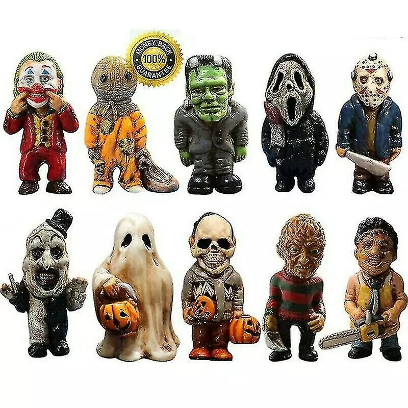 Unbranded Halloween Horror Movie Garden Gnomes Decor For Home Patio Yard Or Lawn, Nightmare Horror Gnome, Killer Garden Gnome, Spooky Undead Creepy Dwarf Zombie 3 Unbranded Halloween Horror Movie Garden Gnomes Decor For Home Patio Yard Or Lawn, Nightmare Horror Gnome, Killer Garden Gnome, Spooky Undead Creepy Dwarf Zombie