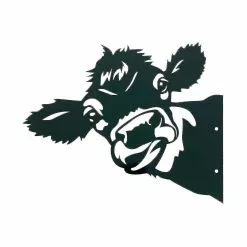 Unbranded Art Hanging Metal Peeping Cattle Ornaments Outdoor Garden Adornment De