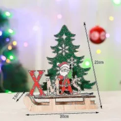 Unbranded Christmas Desktop Ornament Diy Sleigh Wooden Craft Home Garden Decoration 9 Unbranded Christmas Desktop Ornament Diy Sleigh Wooden Craft Home Garden Decoration -Piha myymälä 504178422 max