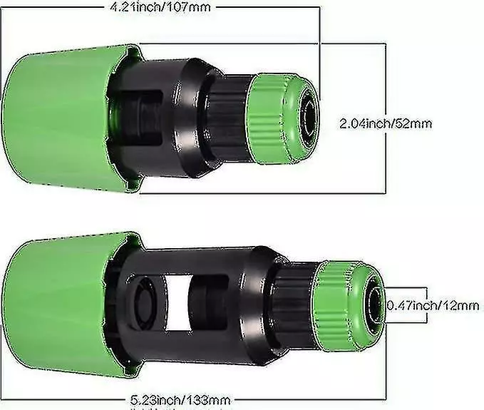 Unbranded 2 Packs Faucet Adapter Water Pipe Connector, Hose Tap Connector, Adjustable Plastic Garden Hose Fitt 3 Unbranded 2 Packs Faucet Adapter Water Pipe Connector, Hose Tap Connector, Adjustable Plastic Garden Hose Fitt